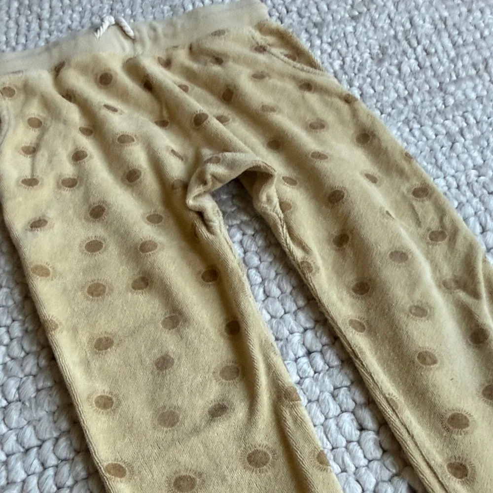 Rylee + Cru yellow sunshine joggers 4-5